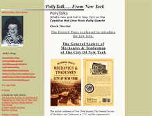 Tablet Screenshot of pollytalk.com